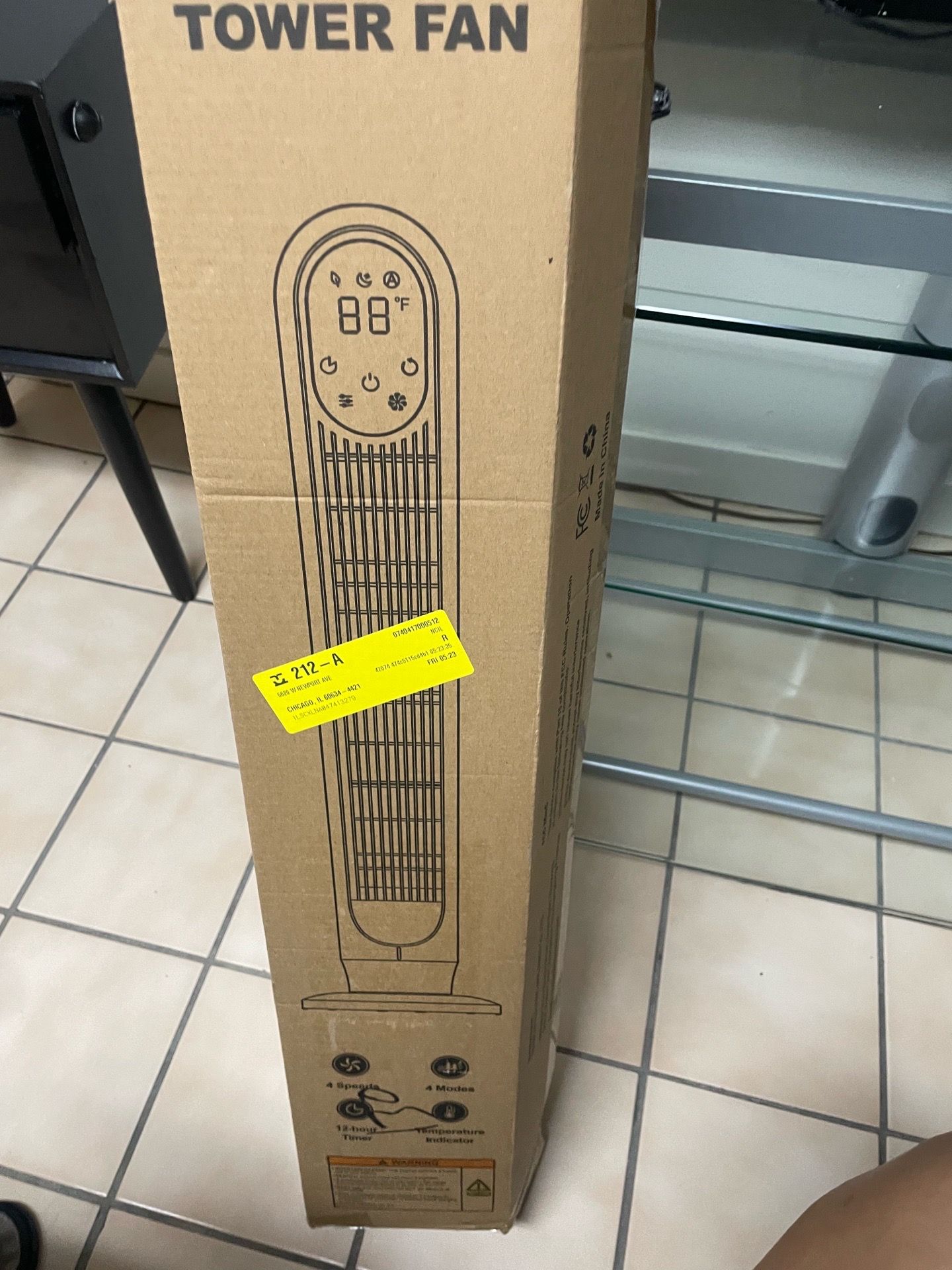 Standing fan