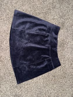 Offline by Aerie navy velour mini