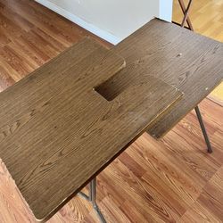Vintage Sewing Machine Folding Table