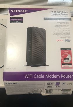 Netgear N600 Wifi Cable Router