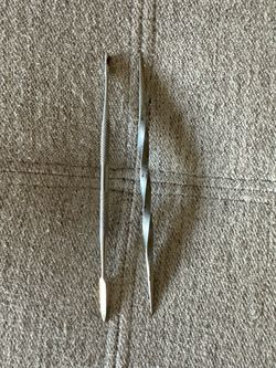 Vintage Carving Tool Lot • Wax Carver Spatula & Twisted Metal Etching Needle