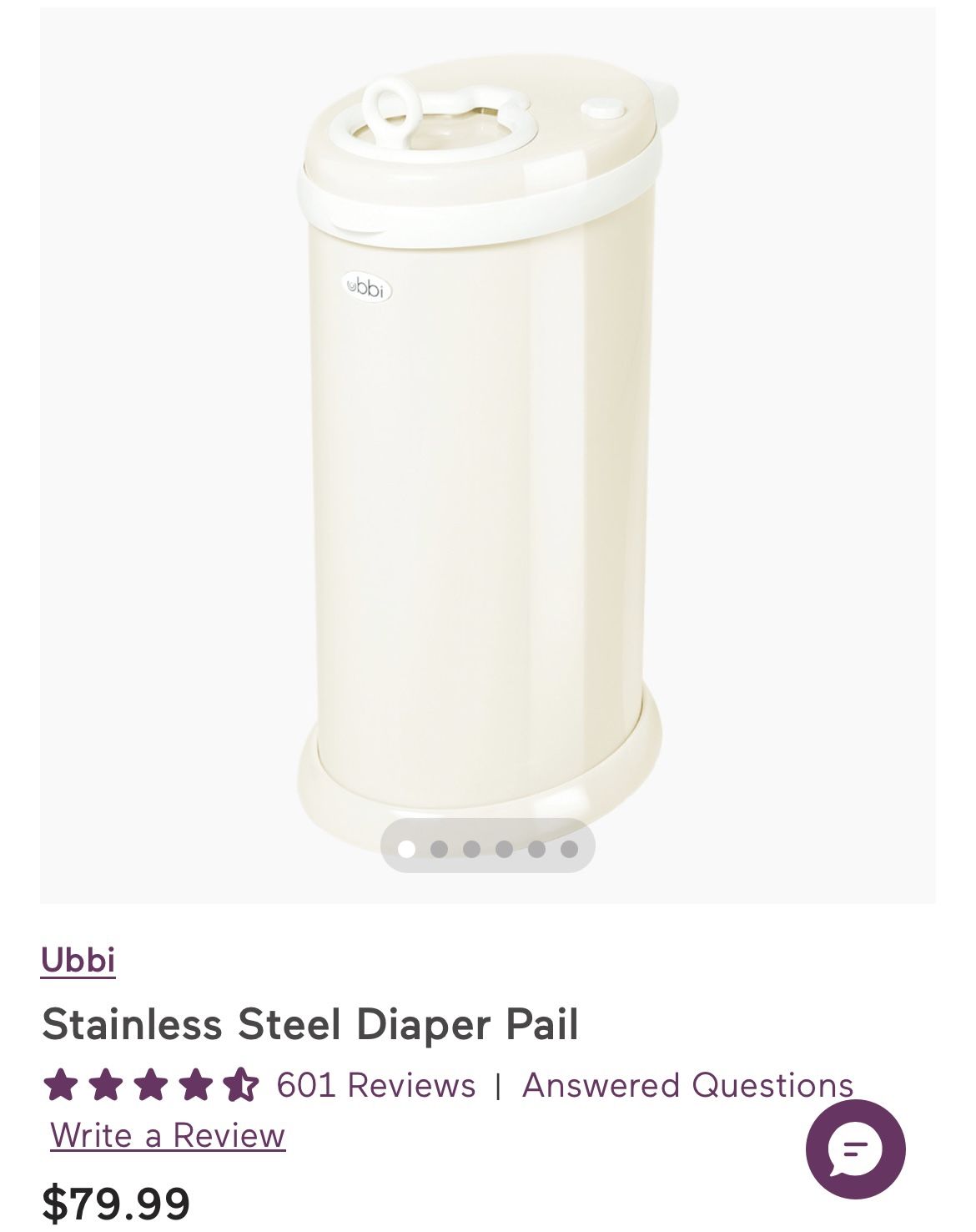 Ubbi Diaper Pail