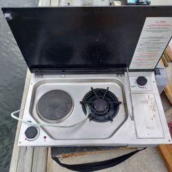 RV/Boat Propane/Electric/Butane Stove Top 