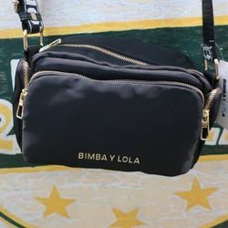 tas shoulder-bag Bimba Y Lola Crossbody Strap Nylon Black