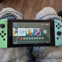 Nintendo Switch Animal Crossing Limited Edition 