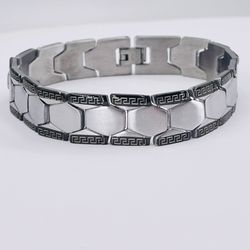 Brazalete para caballero Acero inoxidable/Stainless steel men's bracelet