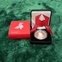 2022 Bella Ciao 1oz .9999 Silver Coin – Limited 2022 – #1650 – Box & COA