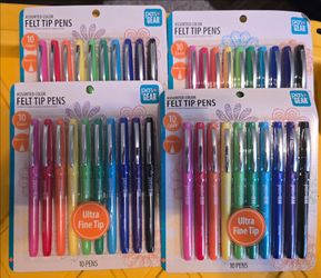 NEW Pen+Gear Felt Tip Pens 10ct – Assorted Colors