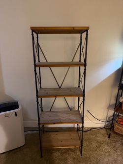 4 Shelf Wooden Bookshelf