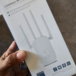 Plug In WiFi Extender Router Amplifier LAN Port Repeater