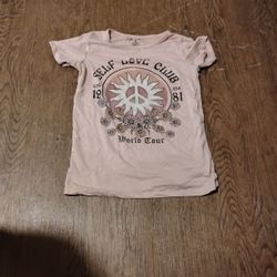 Girls Self Love Club Shirt Size 7/8