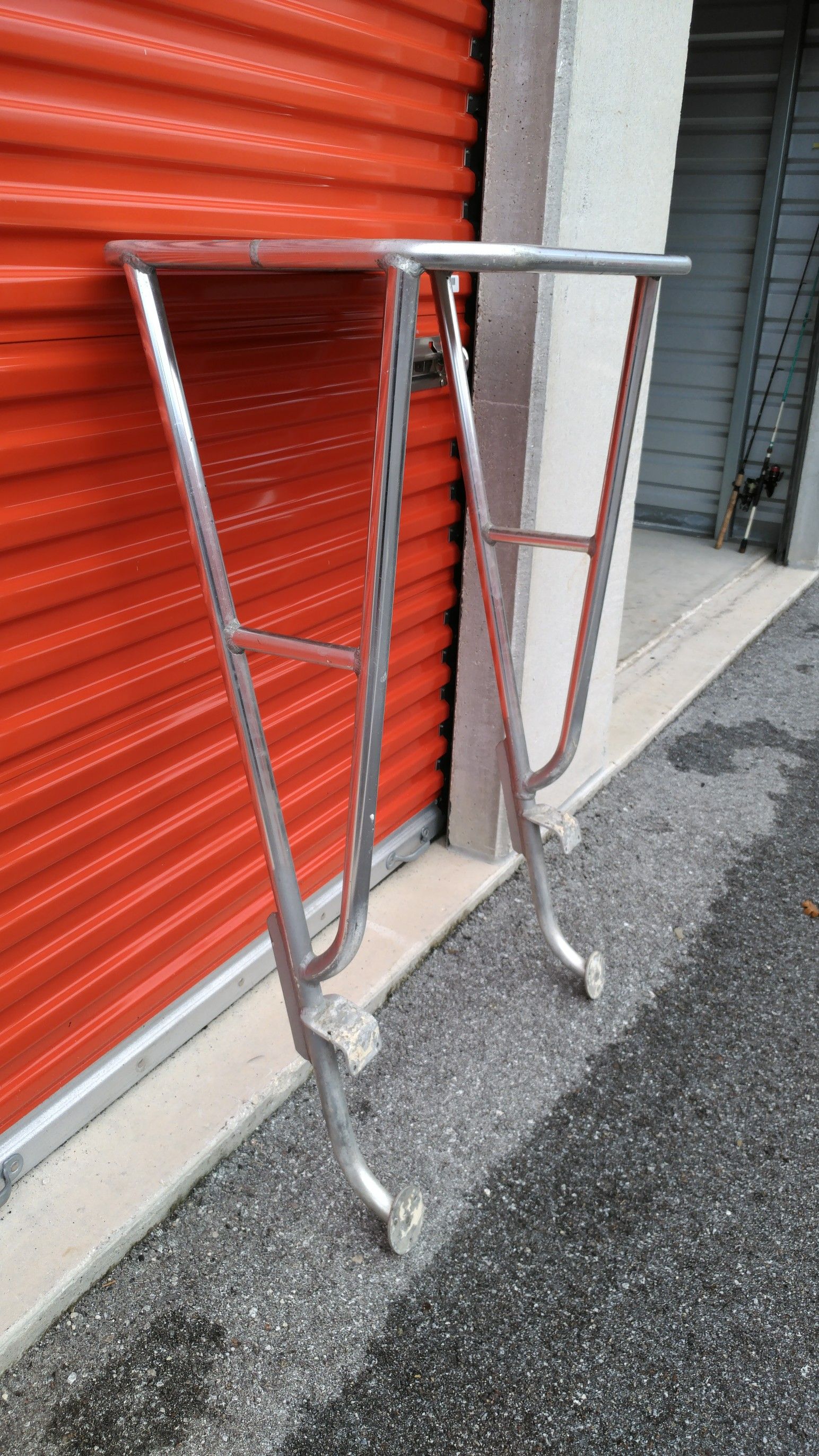 Poling Polling Platform Skiff Jon John Boat Transom Mount Stainless Steel