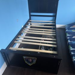 Merax Twin Size Platform Storage Bed,2 drawers with wheels