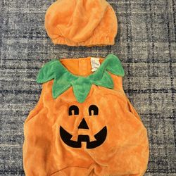 Pumpkin Costume 12-18 Months Old