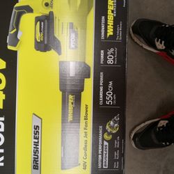 Ryobi 40v Brush Less Blower