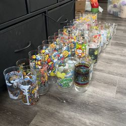 Vintage Collectible Glasses 53 In Total