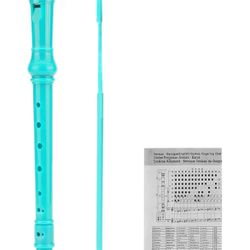 Soprano Recorder 8-Hole Instrument for Kids Beginners, Baroque Style C Key Kids
