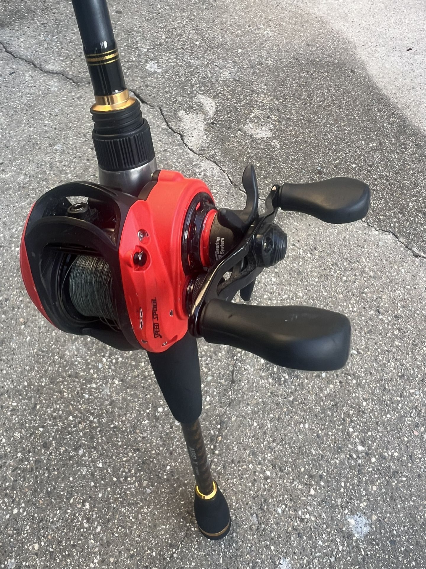 Baitcaster Fishing Pole And Reel