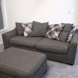 Ashley Ritz Collection Sofa, Loveseat & Ottoman Set – Clean, Good Condition