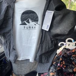Dog Hoodie With Over Shirt Brand New 