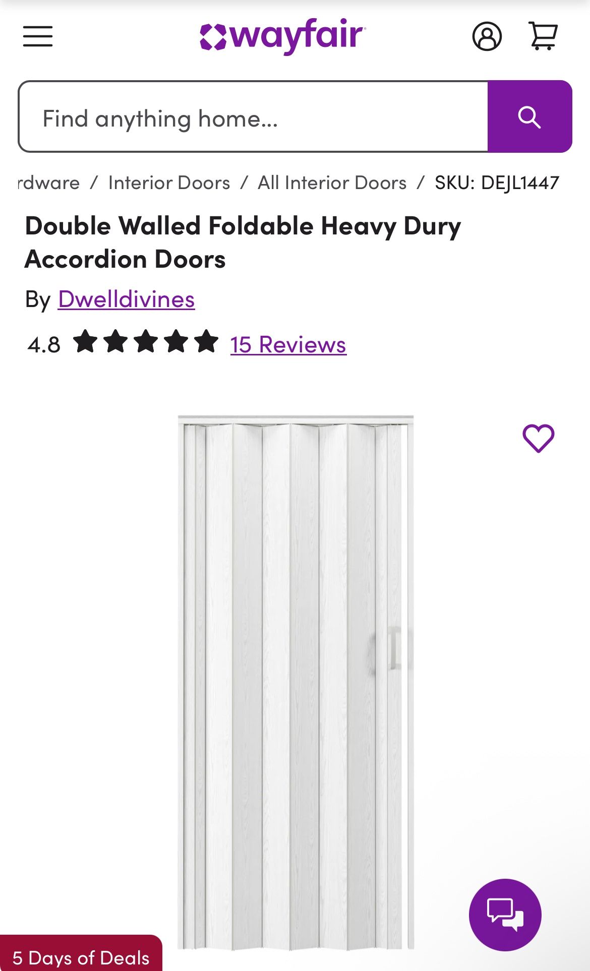 Folding Accordion Door