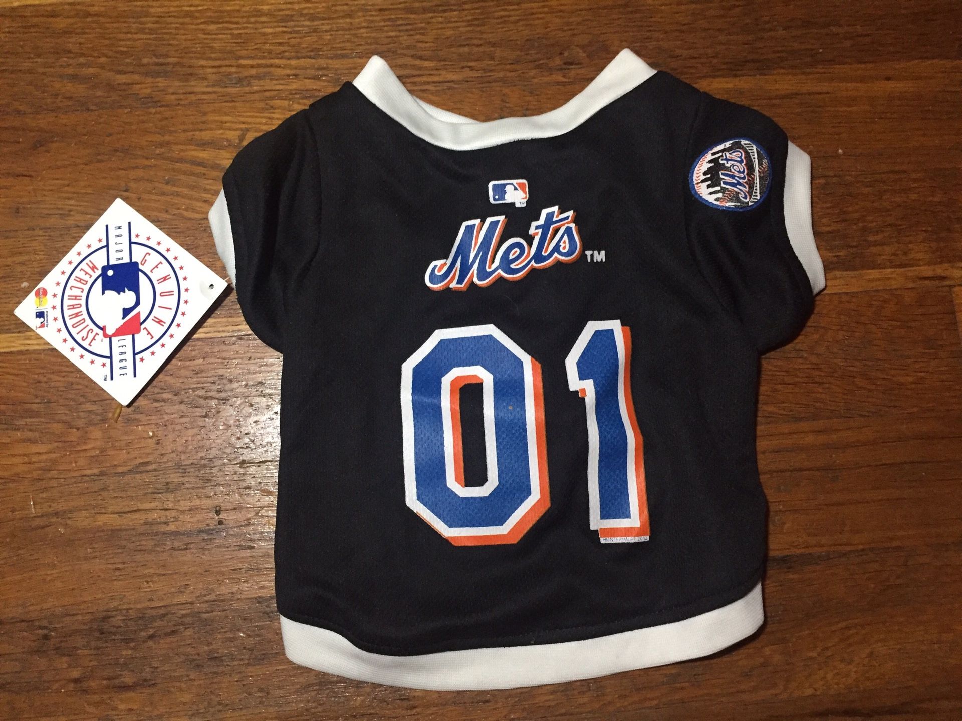Brand new New York Mets dog jersey mlb baseball pet shirt
