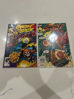 Marvel Ghost Rider #16, #17 1991 Spider-Man vs. Hobgoblin; Texeira art,