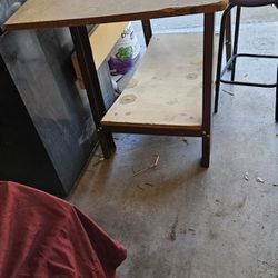 Workbench TABLE AND STOOL, Good Condition 