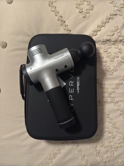 Hypervolt Percussion Massager with Carrying Case & All Attachments