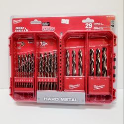 Cobalt Red Helix Drill Bit Set for Drill Drivers (29-Piece)