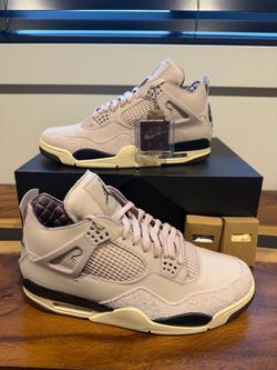 Air Jordan 4 x A Ma Maniere “While You Were Sleeping” - Fossil Stone / Metallic Pewter / Burgundy Crush -  BRAND NEW (MENS 12 / WOMENS 13.5)