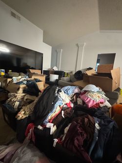 GARAGE SALE BRAND NEW CLOTHES WITH TAGS EVERYTHING MUST GO