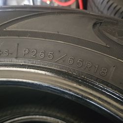18 INCH TIRE 265/65R18  GOODYEAR ASSURANCE