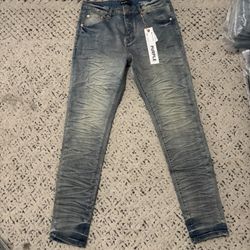 Men Purple Jeans 