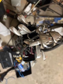 Mixed Golf Club Set with Bag