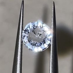 0.95Ct Natural White Sapphire From Sri Lanka