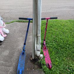 Twin Kids Scooter Both Girl Boy,rarely Used