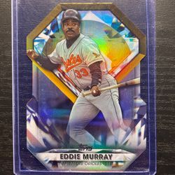 2022 Topps Diamond Greats Die Cuts Platinum Hologram Eddie Murray Baseball Card #4