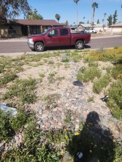 Truck Pulling Weeds