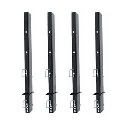 4 Pack 30" Adjustable C Channel Pipe Stake for Flatbed Trailer Hauler New