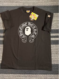 Bape X Chrome Hearts black tee S,M,L,XL