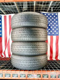 4 Used Tires 235/55R20 BRIDGESTONE DUELER H/T ALL SEASON SPORT 235 55 20