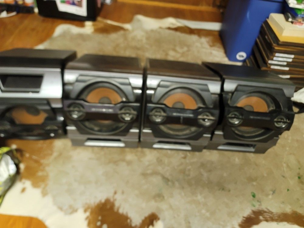 Sony SS-ZX99i X-Round Stereo System Set Of 4 Speakers VTG Loud