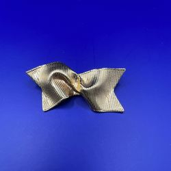 Mignon Faget Vintage Knots & Bows Ribbon Brooch Gold