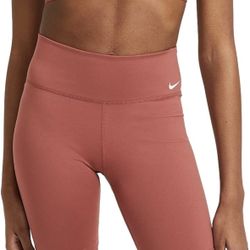 Nike Tight Fit Mid Rise Orange Shorts