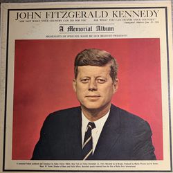 Vinyl Record: John Fitzgerald Kennedy A Memorial Album