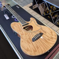 Ibanez Talman TCM50 Natural High Gloss Acoustic Electric Guitar NEW!