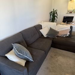 L-shaped Couch w/ chaser!