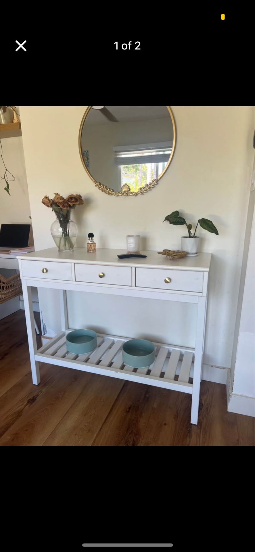 3 Drawer Console Table