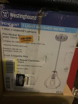 Westinghouse Mini Brushed Nickel Pendant 